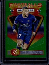2021 Topps Finest Flashbacks UEFA Kylian Mbappe #1 PSG