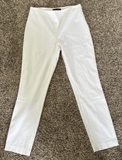 Elie Tahari Women's Dress Pants Straight Leg Stretch White Size 6
