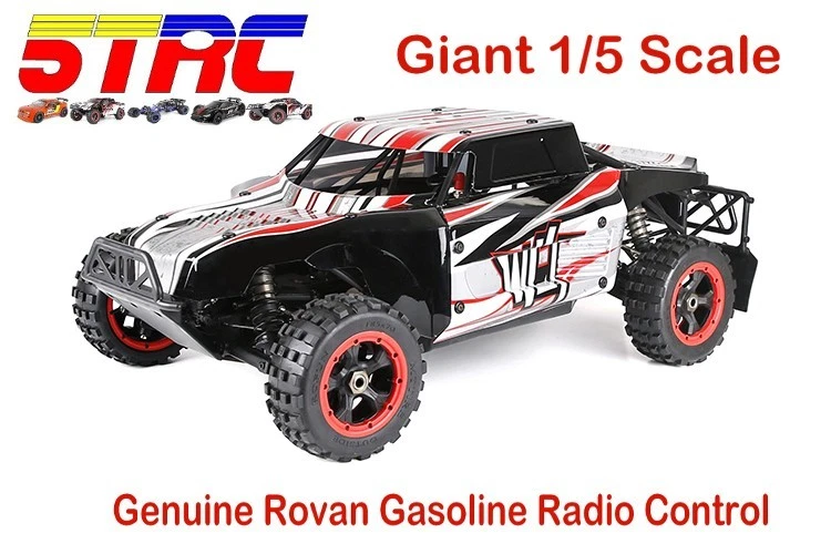 Camión a control remoto Rovan escala 1/5 RC serie WLT ROJO 36cc gasolina Foto 2 de 4