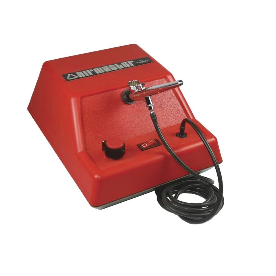 Conjunto de decoração de bolo aerógrafo resistente plástico vermelho Airmaster - Imagem 3 de 3