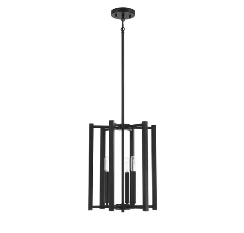 Savoy House 3-7700-3 Benson 3 Light 13"W Pendant - Black - Picture 9 of 12