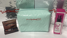 MAC Makeup Pouch + rossetto MAC Warm Teddy $16 / $18 MAC Fix + Rimani
