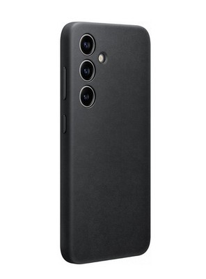 ORIGINAL SAMSUNG GALAXY S24 VEGANE LEDERHÜLLE - SCHWARZ