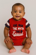 Oshkosh B  Gosh Short Sleeve Graphic Bodysuit Red Size 0-3M