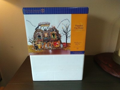 Department 56 Halloween Snow Village Haunted Fun House Brand New in box SEALED