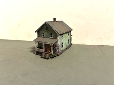 N Scale Built Wood Boarding House - Painted, ...