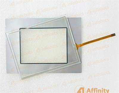 Touch Screen Panel Glass AMT10756 91-10756-00A 1071.0164A +Overlay Film 1 Set *v