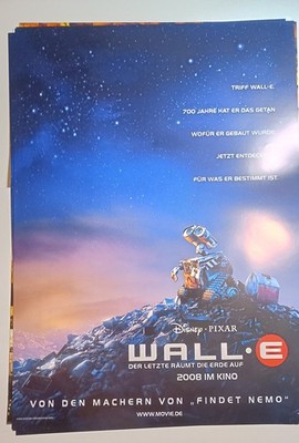 Filmplakat WALL-E A1 Kinoposter Animation Disney Pixar Voranzeige gerollt SELTEN