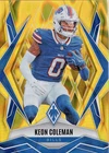 2025 Panini Phoenix Football Yellow Lava Keon Coleman #25