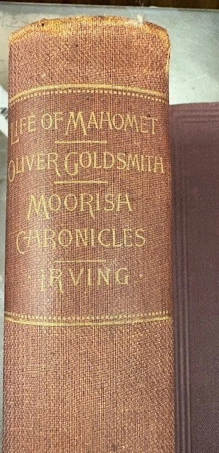 Washington Irving's Works ~ Donohue Henneberry ~ Antique ~ Set of 5 ~ HC Foto 2 de 4