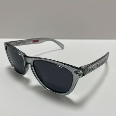 Oakley Sunglasses Frogskins OO9245 Polarized Clear Black Frame Black Lenses