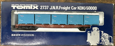 TOMIX N Scale #2737 JNR Flat Car Koki-50000 w...