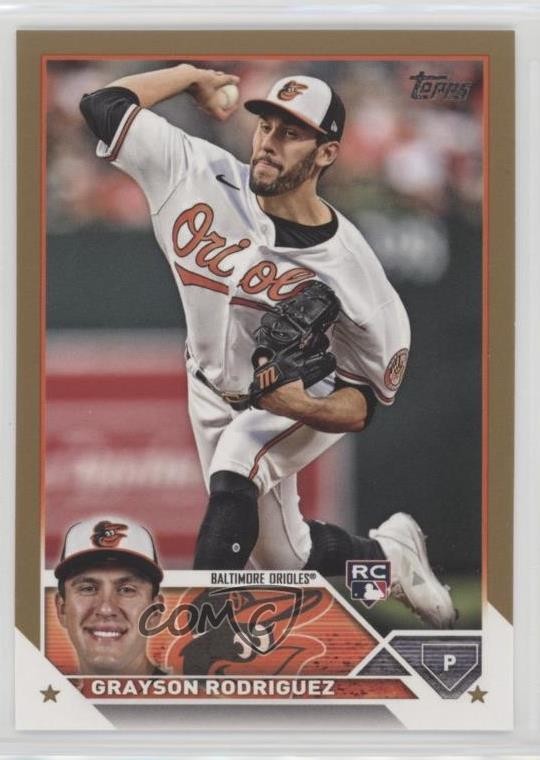 2023 Topps Update Gold Foil Grayson Rodriguez #US50 Rookie RC 0i4j
