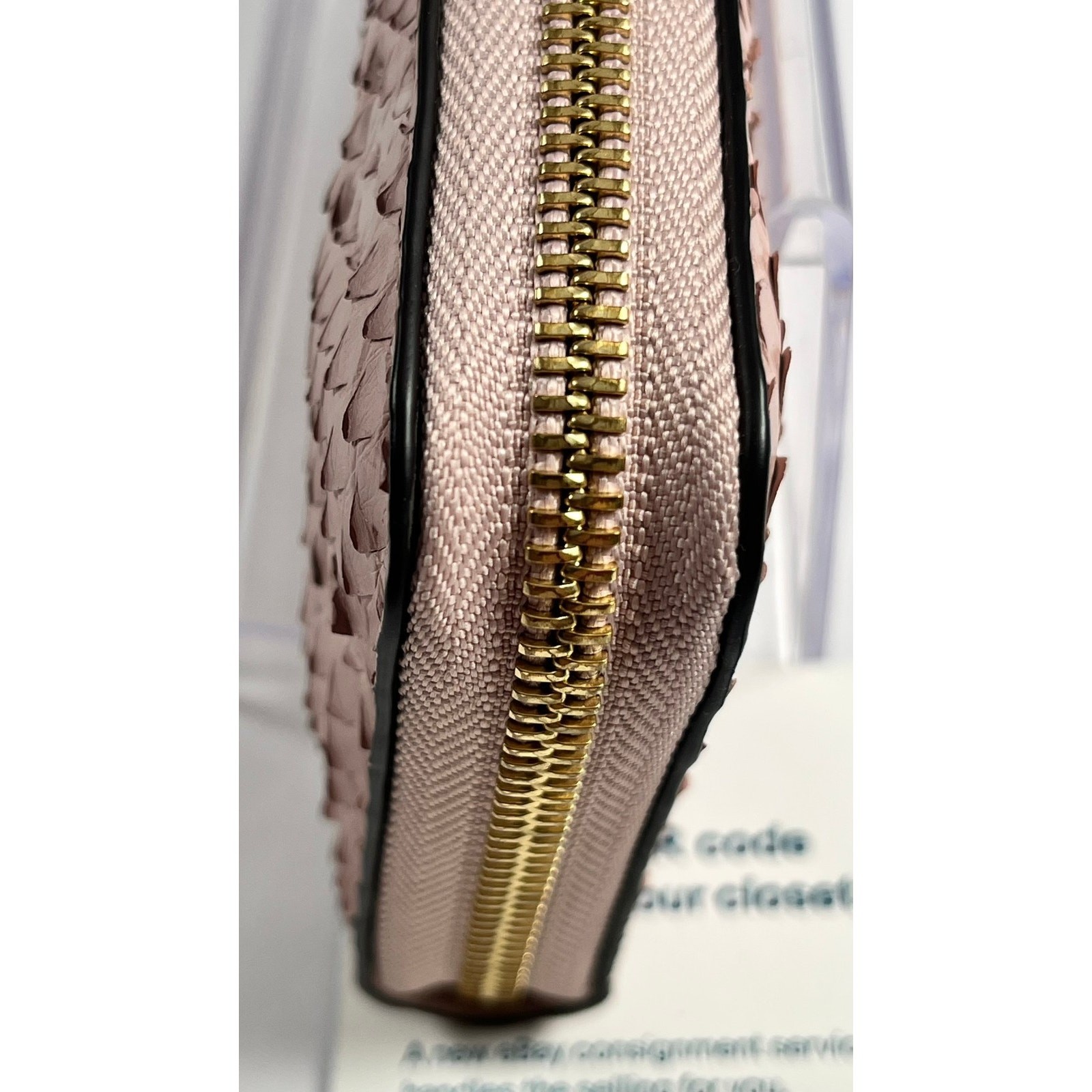 Louis Vuitton Monogram Exotics Pink Python Zippy … - image 9