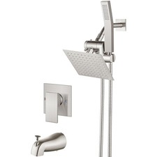 Aolemi Shower Tub Faucet Set with Handheld Spray Shower System Single Shower ...