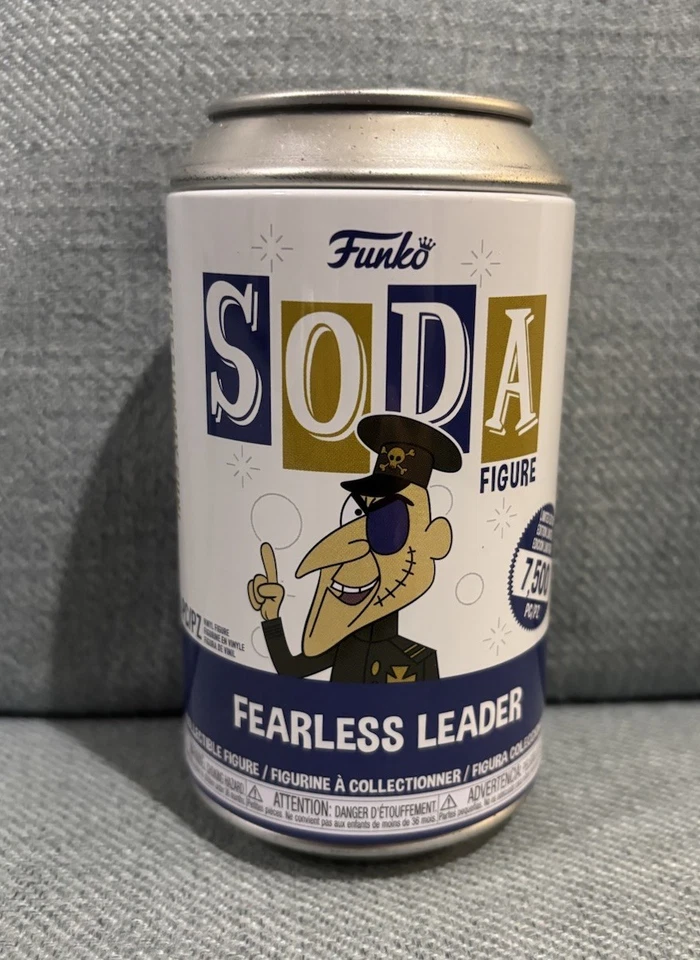 Fearless Leader Rocky & Bullwinkle - Figura de vinilo SODA lata de coleccionista Foto 2 de 4