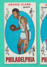 1969-70 TOPPS PHILADELPHIA 76ers # 32 ARCHIE CLARK ROOKIE EX