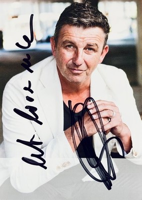 HANS SIGL sign Autogrammkarte Der Bergdoktor Dr. Martin Gruber Let Love Rule ZDF
