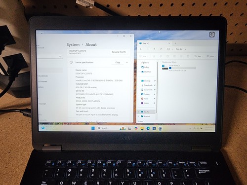 Dell Latitude E7470 Intel i5-6300U 2.4GHz 8GB RAM 512GB SSD Win 11 Pro - Afbeelding 2 van 8