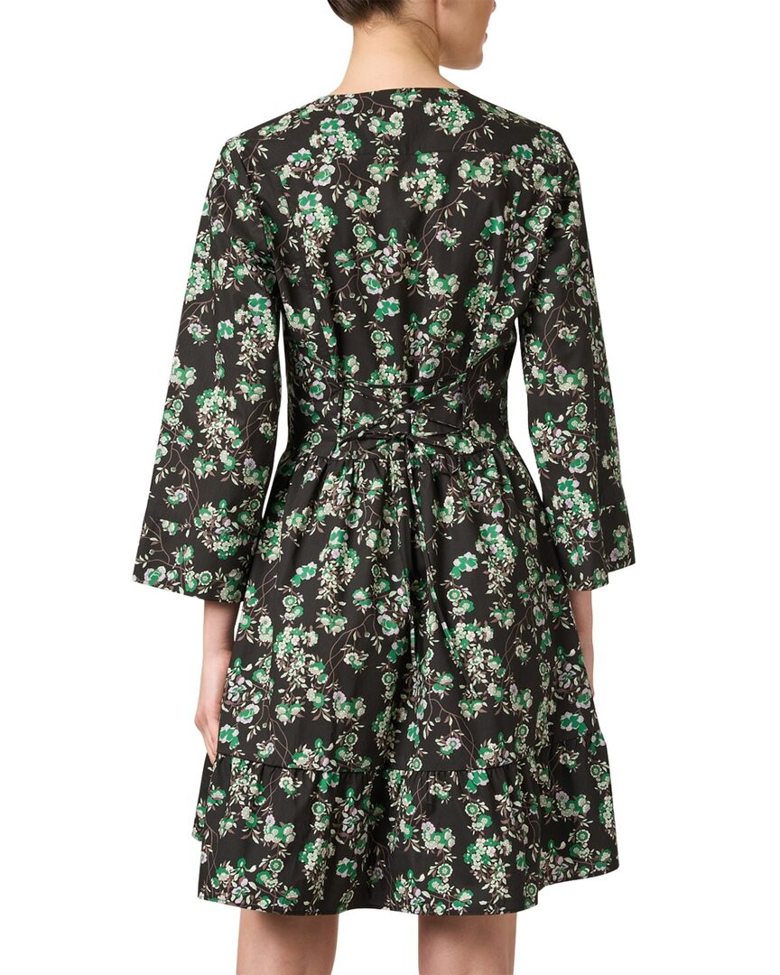 green emerald velvet dress Tara Jarmon main image 0