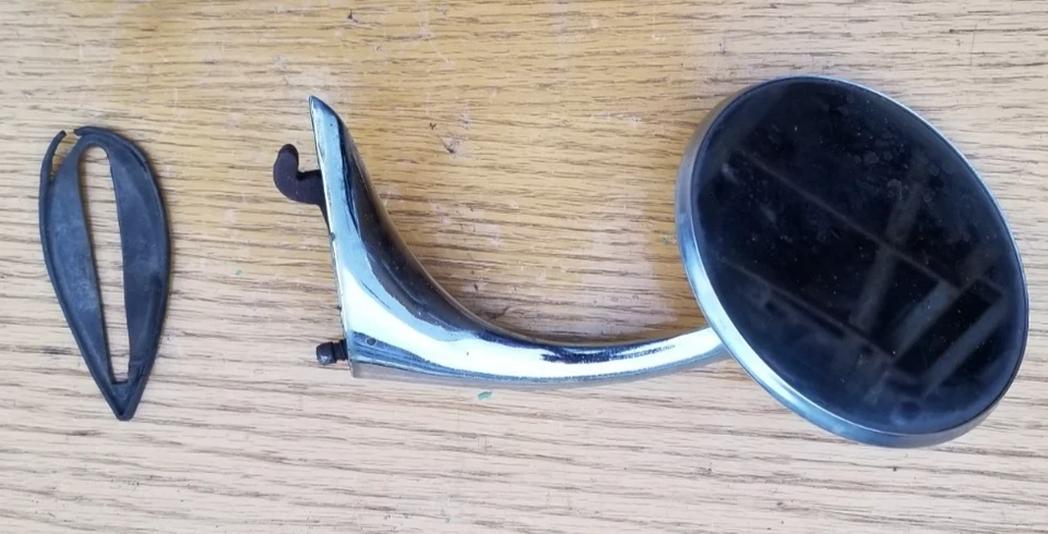 Side View Mirror 1953-54 Chevrolet Pontiac Chieftain Silver Streak 1954 53 - Image 2 of 4