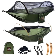 Professional Camping Hammock with Mosquito Net, Lightweight Portable Double H...