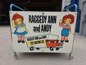 【レア品】 ラガディ　アン&アンディ　トイボックス　ワゴン　ヴィンテージ Raggedy Ann and Andy Toy Box | eBay