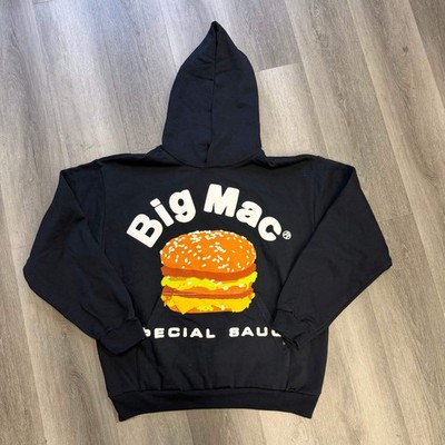 Size L Cactus Plant Flea Market x McDonald's Team Big Mac Hoodie Black BRAND NEW