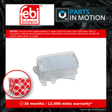 Oil Cooler fits BMW 330D 3.0D 2012 on N57D30A 11428510856 Febi Quality New