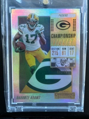 Panini 2018 Contenders Championship Ticket Davante Adams Packers #64
