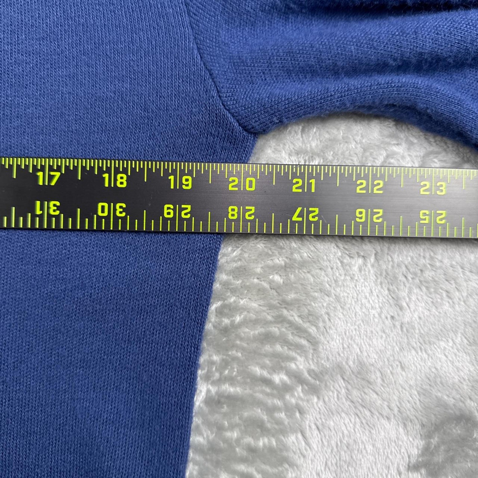 Vintage Le Tigre Blue V-neck Sweater Comfy Jumper Preppy Pullover Mens S image 4