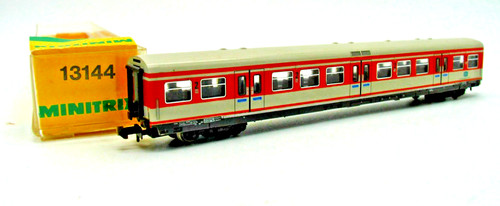 Trix Minitrix N 13144 vagón regional vagón de pasajeros 2ª clase de DB EMBALAJE ORIGINAL QL336 | Condition: Gebraucht