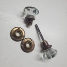 Antique Glass And Brass Door Knob — photo 5