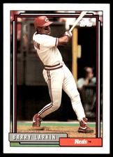 Barry Larkin 1992 Topps #465 Cincinnati Reds MLB READ FREE SHIPPING AutographDen