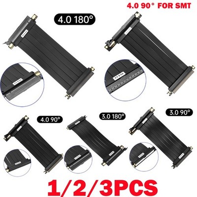 1/2/3Pc For PCI-E 3.0/4.0 16x Riser Cable Graphics Card Extension Cables HOT