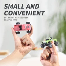 1/64 RC Car 2.4G Remote Control Mini Speed Off-road Crawler Car Alloy Vehicle