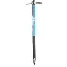 Stubai Austria Ice Axe Blue Aluminum Shaft Chromoly Steel Head Hiking Climbing