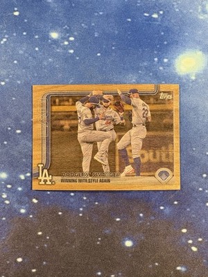 Dodgers Swagger 2025 Topps Series 1 #225 Winning With Style Again Wood /25