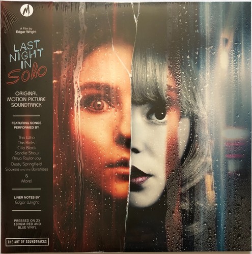 Last Night In Soho Soundtrack Mondo Schallplatten blau rot Vinyl Schallplatte neu versiegelt