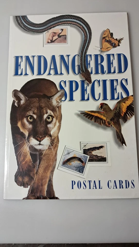 The Endangered Species 1996 Postal Card Book Item # 8934 New Sealed - Image 2 of 4