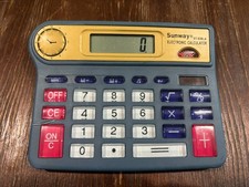 Sunway Electronic Calculator St-638LA - Working tested vintage vtg accounting