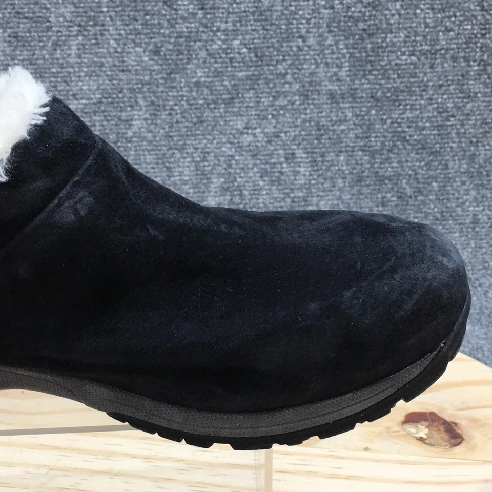 Dansko Mule Mujer 40 Negro Parson Puntera Redonda Sin Cordones Piel Sintética Gamuza Informal Foto 3 de 4