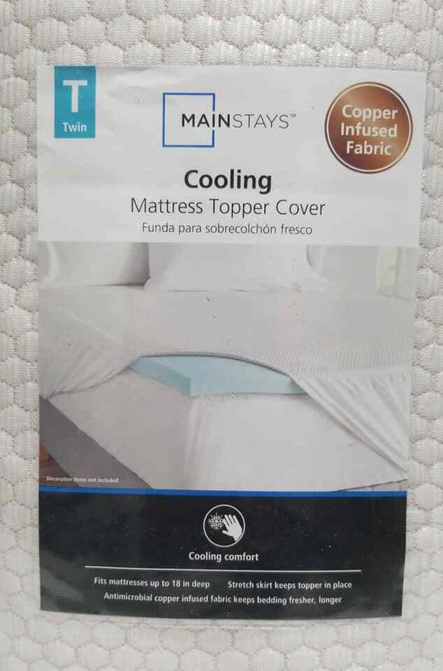 Cubierta de colchón Mainstays Cooling tamaño doble (LOC BK-19) Foto 3 de 3