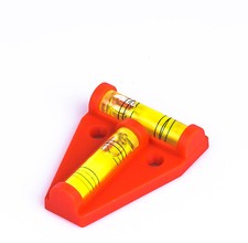 Mini Universal Spirit Level Camera Photo Tripod Level Screw Red