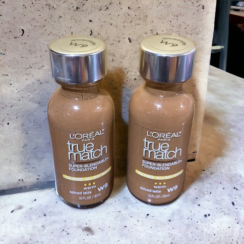 2X L'Oreal True Match Super Blendable Makeup Foundation SPF 17 W9 Spiced Latte - Picture 2 of 2