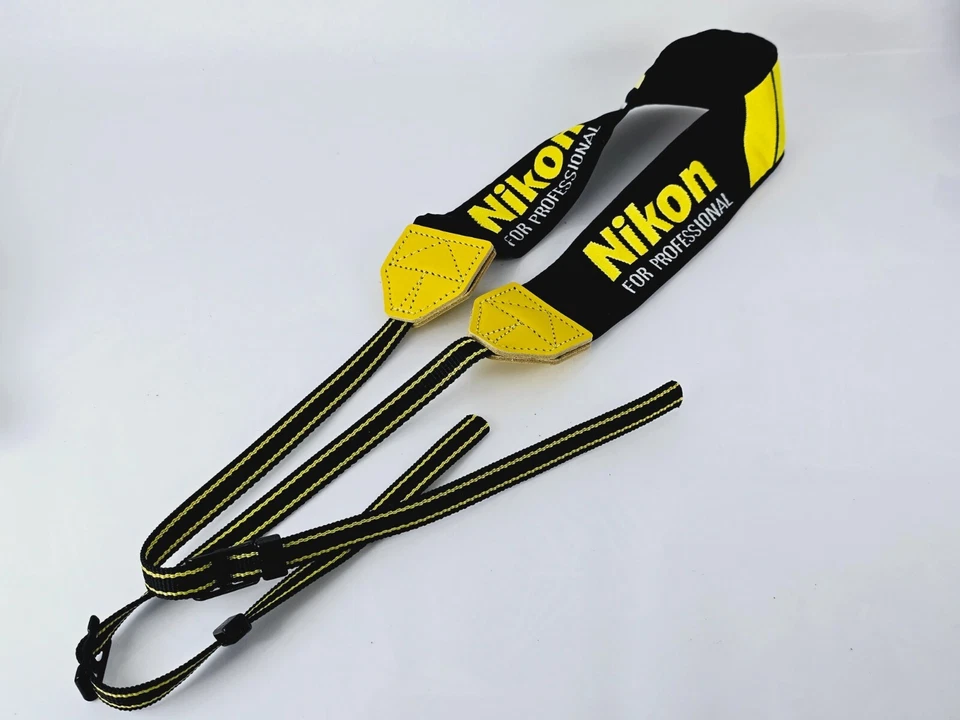 🌸[Sin usar] Nikon para correa profesional original Pro. Negro/amarillo de JAPÓN Foto 3 de 4