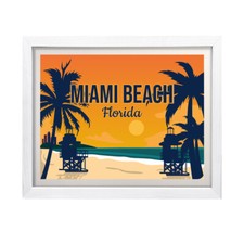 Designs ByLITA Miami Beach Florida, Wall Print Art Multiple Frame Options