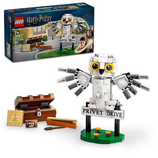 LEGO Harry Potter Hedwig at 4 Privet Drive Building Set, 337 Pieces.