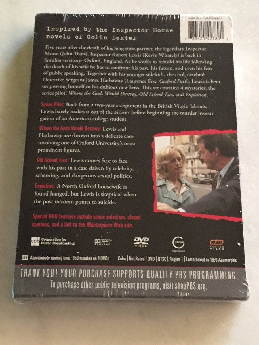 Inspector Lewis: Pilot and Series 1 NEW DVD 4 Discs John Thaw