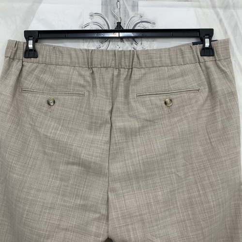 Hart Schaffner Marx Pants Size 36 x 32 Khaki Beige Tan Dress Slacks Straight B27 - Picture 8 of 12